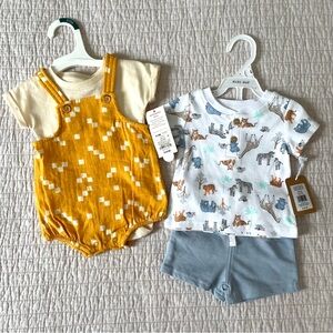 Baby Summer Outfits Lot - Size 0-3 Months